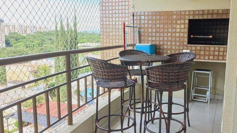 Apartamento Prive Das Thermas II Caldas Novas Go Exteriör bild